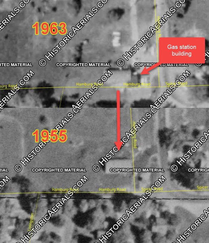 Carls 76  Gas Station - 1955 Vs 1963